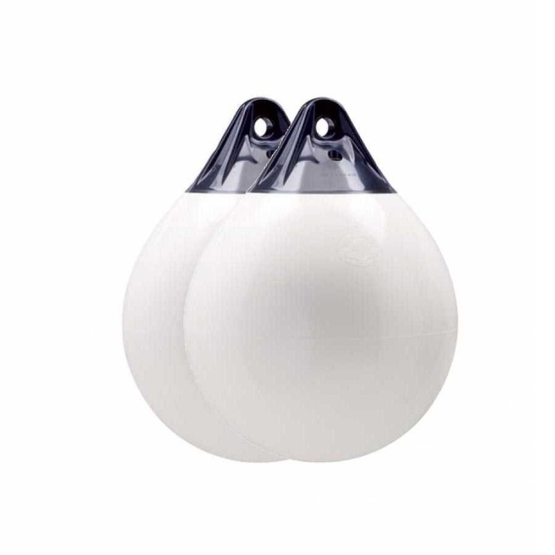 2 parabordi A1 Polyform Norway bianco blu