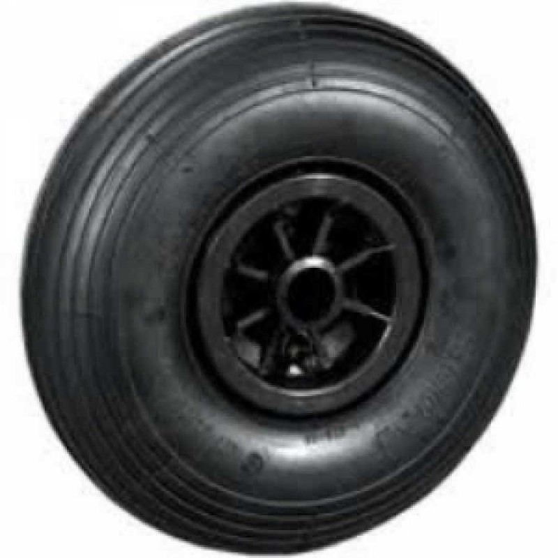 Ruota pneumatica gomma 390mm per alaggio canotti e imbarcazioni 